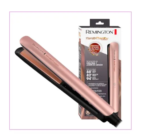 Plancha Remington Keratina: Alisa, Protege Y Repara Tu Cabello Con Una Sola Pasada