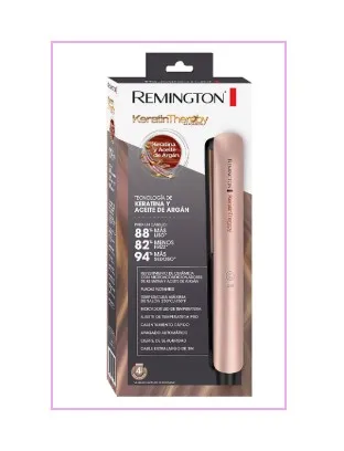 Plancha Remington Keratina: Alisa, Protege Y Repara Tu Cabello Con Una Sola Pasada