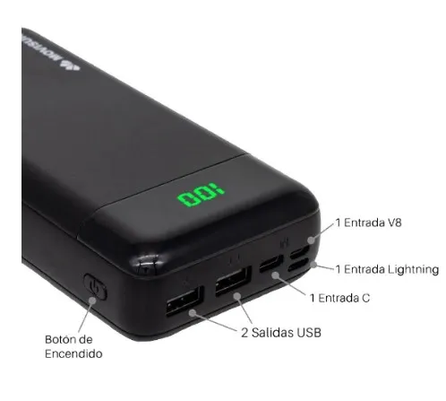 Power Bank Movisun Rocket P30: Tu Central Eléctrica Portátil