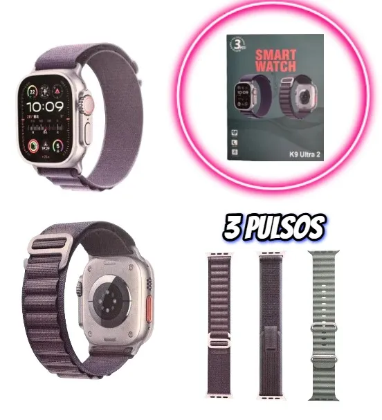 Reloj Inteligente K9 Ultra2: Mejore Su Estilo De Vida Con Funciones Avanzadas Y Obsequio Gratis