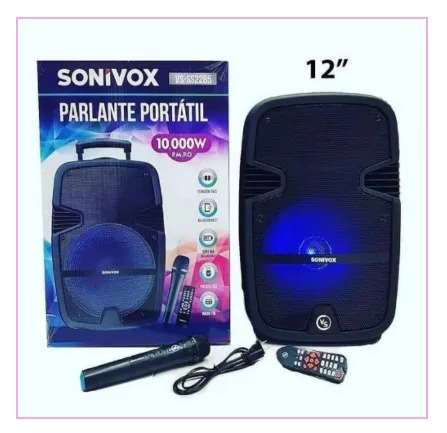 Parlante 12 Pulgadas Sonivox Vs-s2285: Sonido Potente Y Versátil Para Cualquier Ocasión.