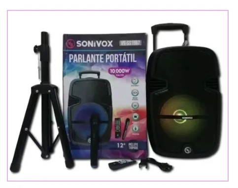 Parlante 12 Pulgadas Sonivox Vs-s2285: Sonido Potente Y Versátil Para Cualquier Ocasión.