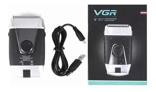 Maquina Corta Pelo Rasuradora Shaver Recargable VGR V-307