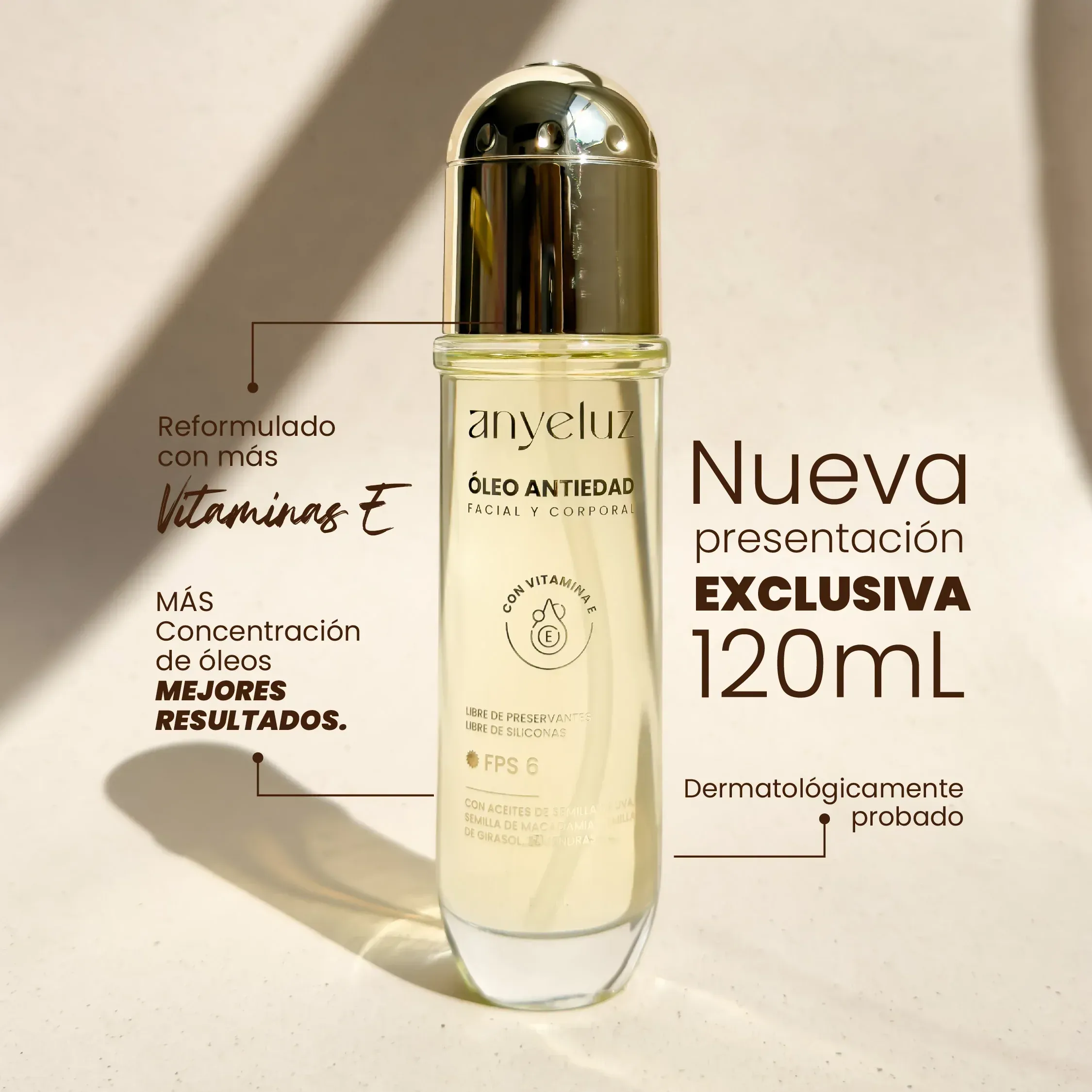 Oleo Antiedad Anyeluz 120 ml