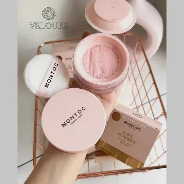 Polvo Suelto Rosado Soft-Powder Montoc