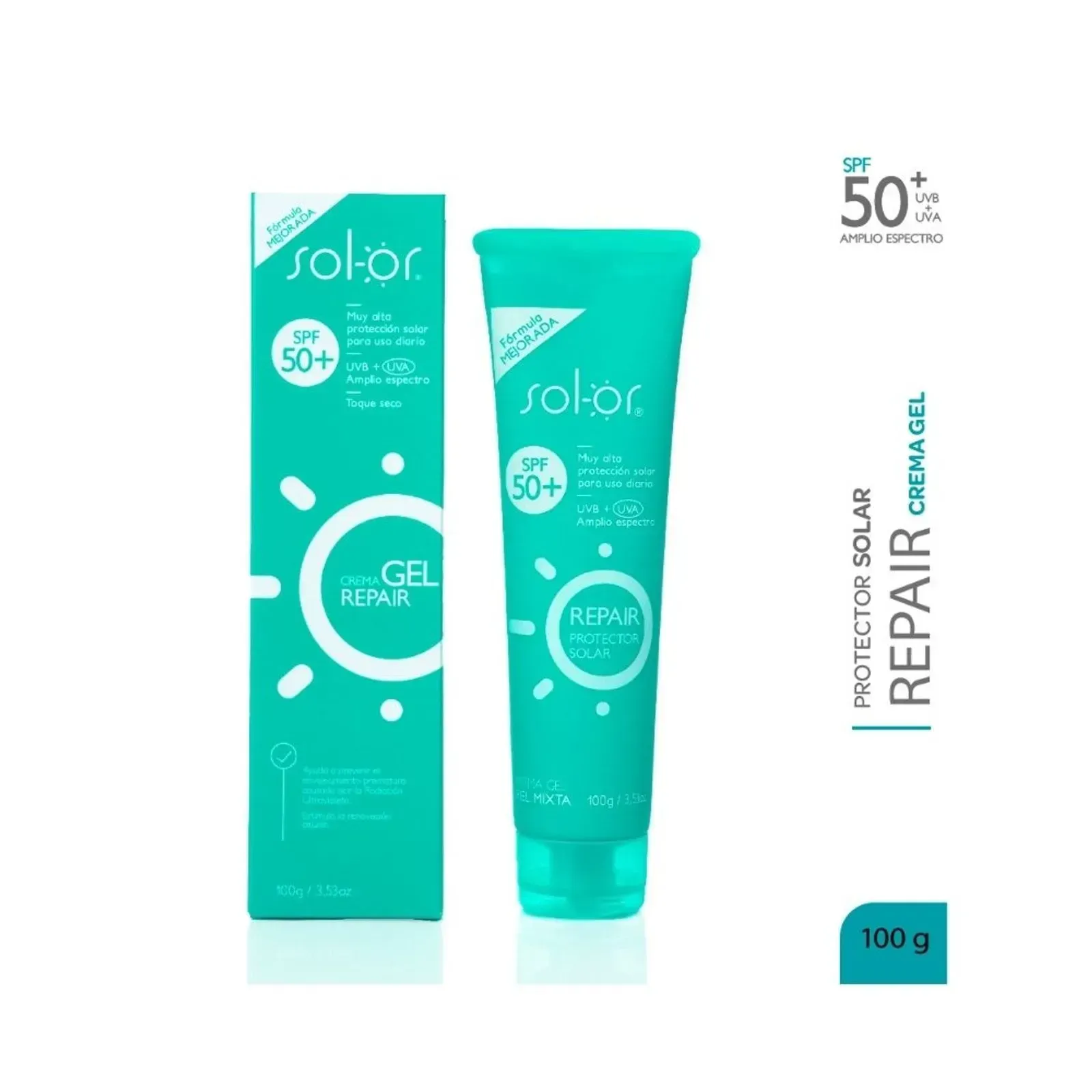 Protector Sol Or Repair SPF 50 Tubo 100 Gr