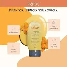 Espuma Facial y Corporal Kaloe x120g