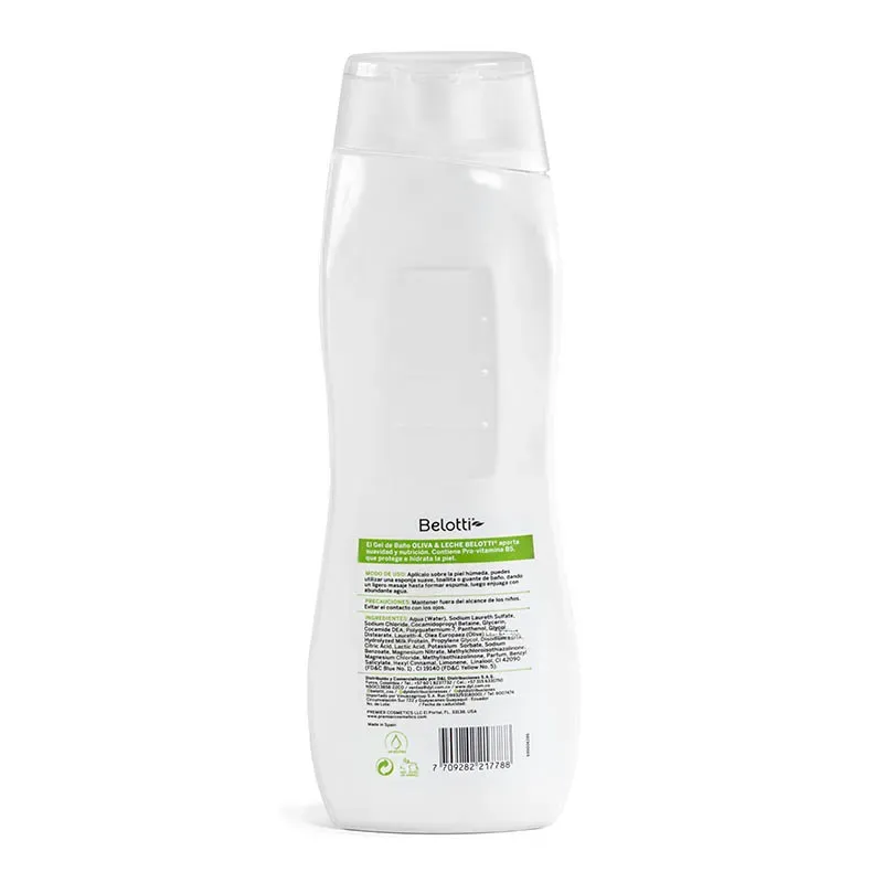 Belotti Gel de Baño Oliva & Leche x 750ml