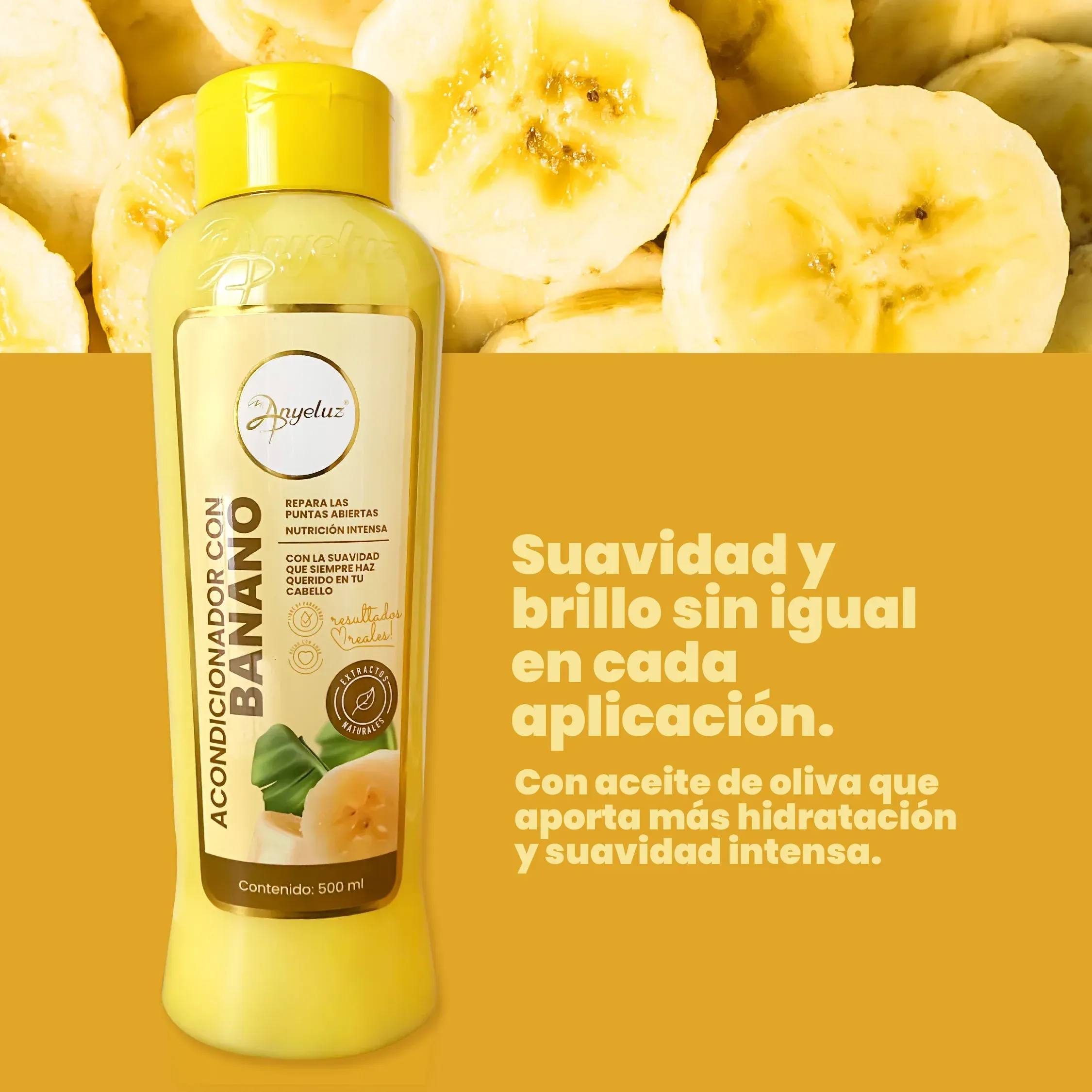 Acondicionador de Banano 250 ml Anyeluz