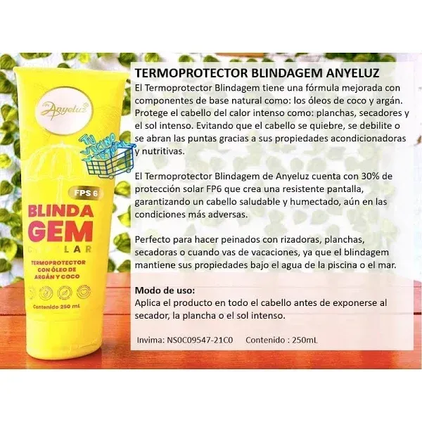 Anyeluz Termoprotector Blindage 250 ml