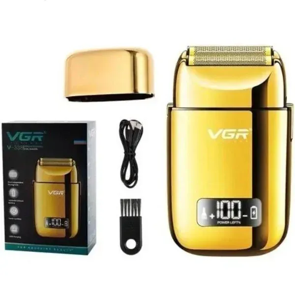 Afeitadora Shaver VGR 338 Recargable Digital Profesional