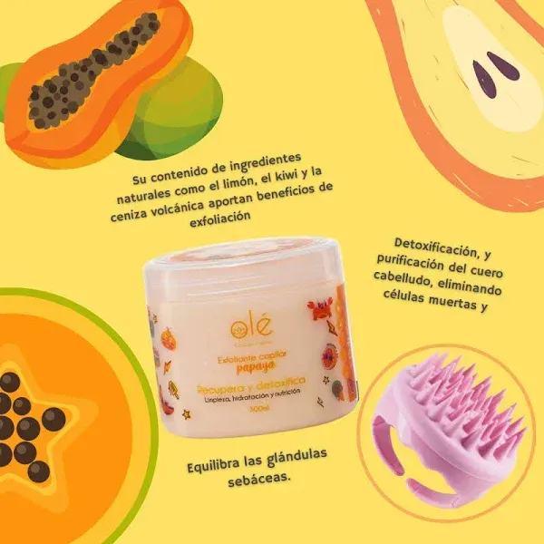 Exfoliante Capilar de Papaya Olé x 300ml