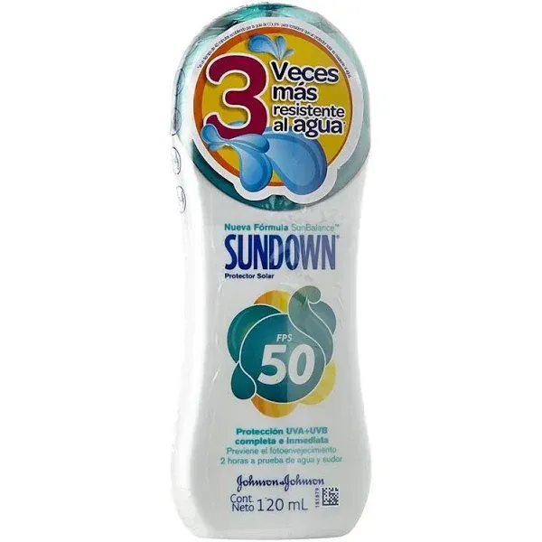 Protector Sundown Solar Playa Piscina Fps 50 - 120mL Botella