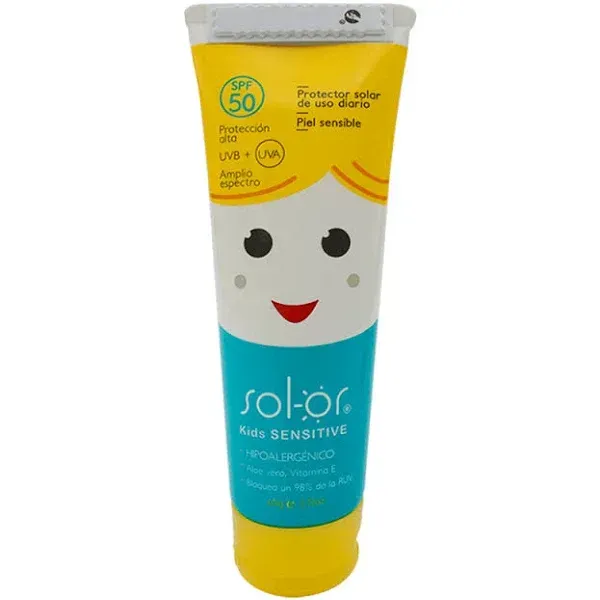 Protector Solar Sol-Or Kids Sensitive SPF 50 x 60 Gr