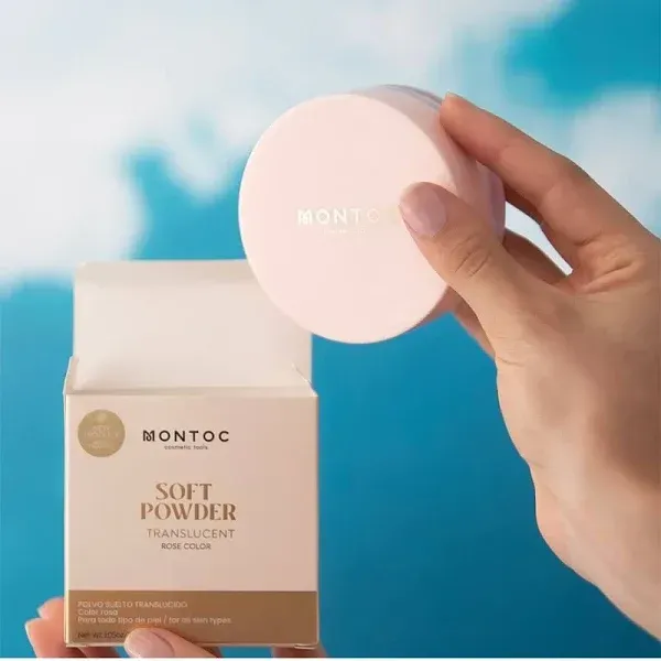 Polvo Suelto Rosado Soft-Powder Montoc