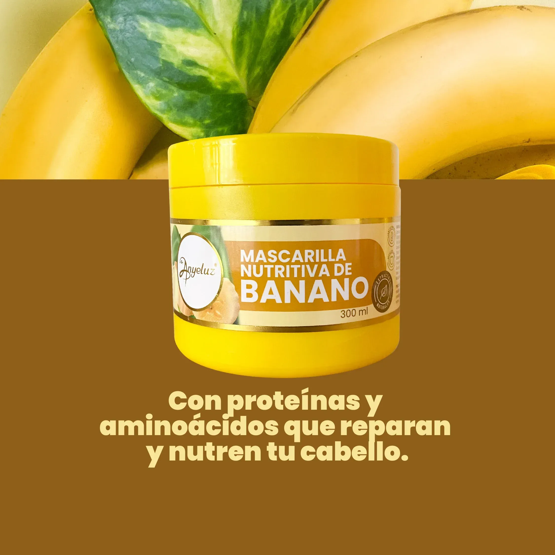 Mascarilla de Banano Anyeluz 300 ml