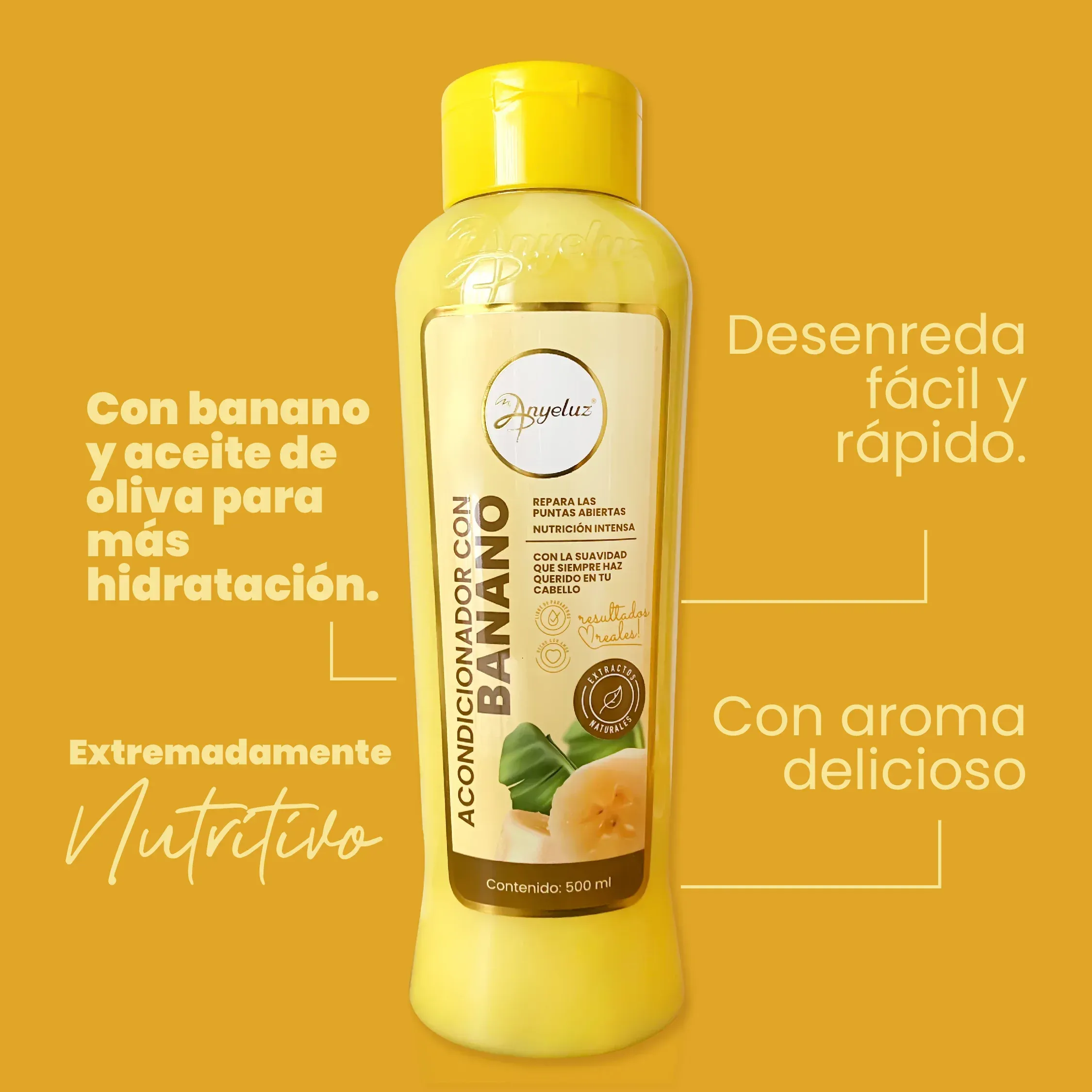 Acondicionador de Banano 250 ml Anyeluz