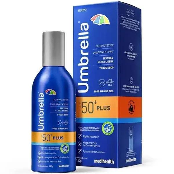 Bloqueador Umbrella Plus Spf 50+ x 120 gr