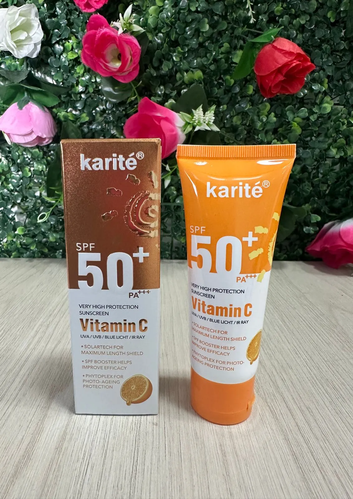 Protector Solar De Vitamina C SPF 50 Marca Karité