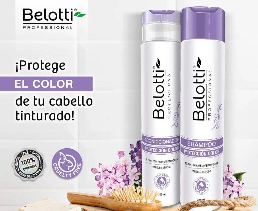 Shampoo y Acondicionador Belotti Protección Color x 300 ml