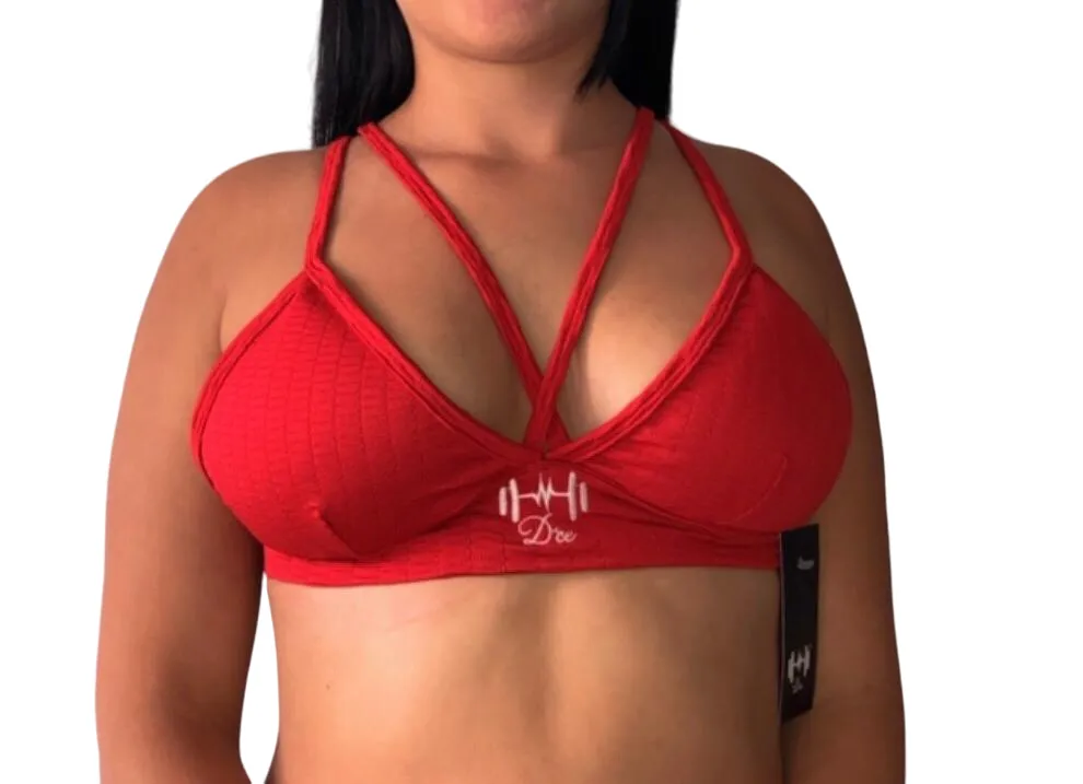 Crop Top Rojo Talla Única ULTIMA EXISTENCIA