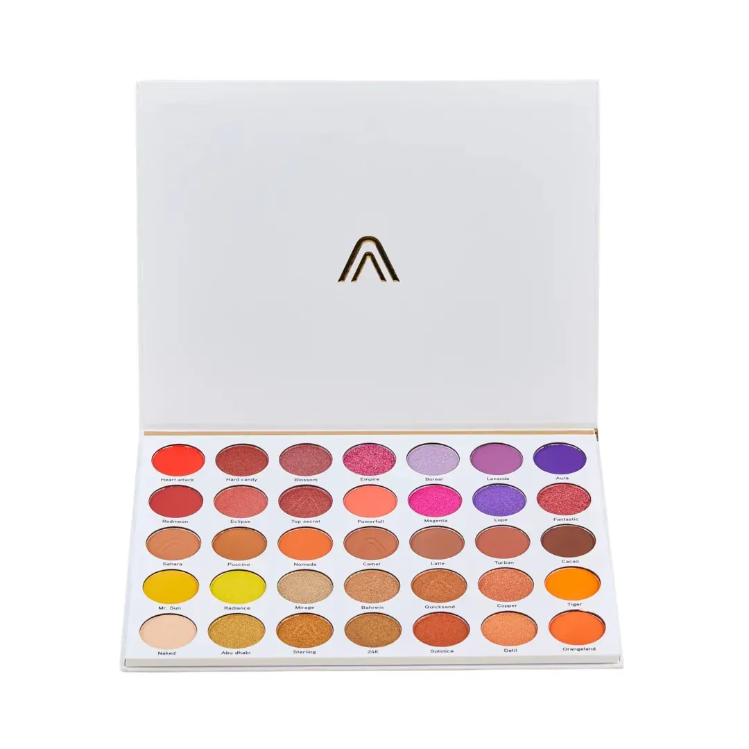 Paleta Majestic by Atenea tiene 35 Colores En Tonalidades Cálidas