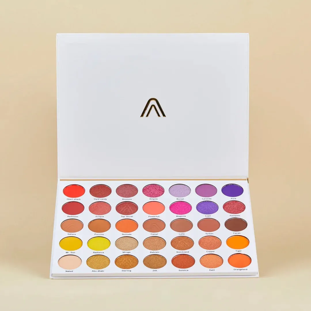 Paleta Majestic by Atenea tiene 35 Colores En Tonalidades Cálidas