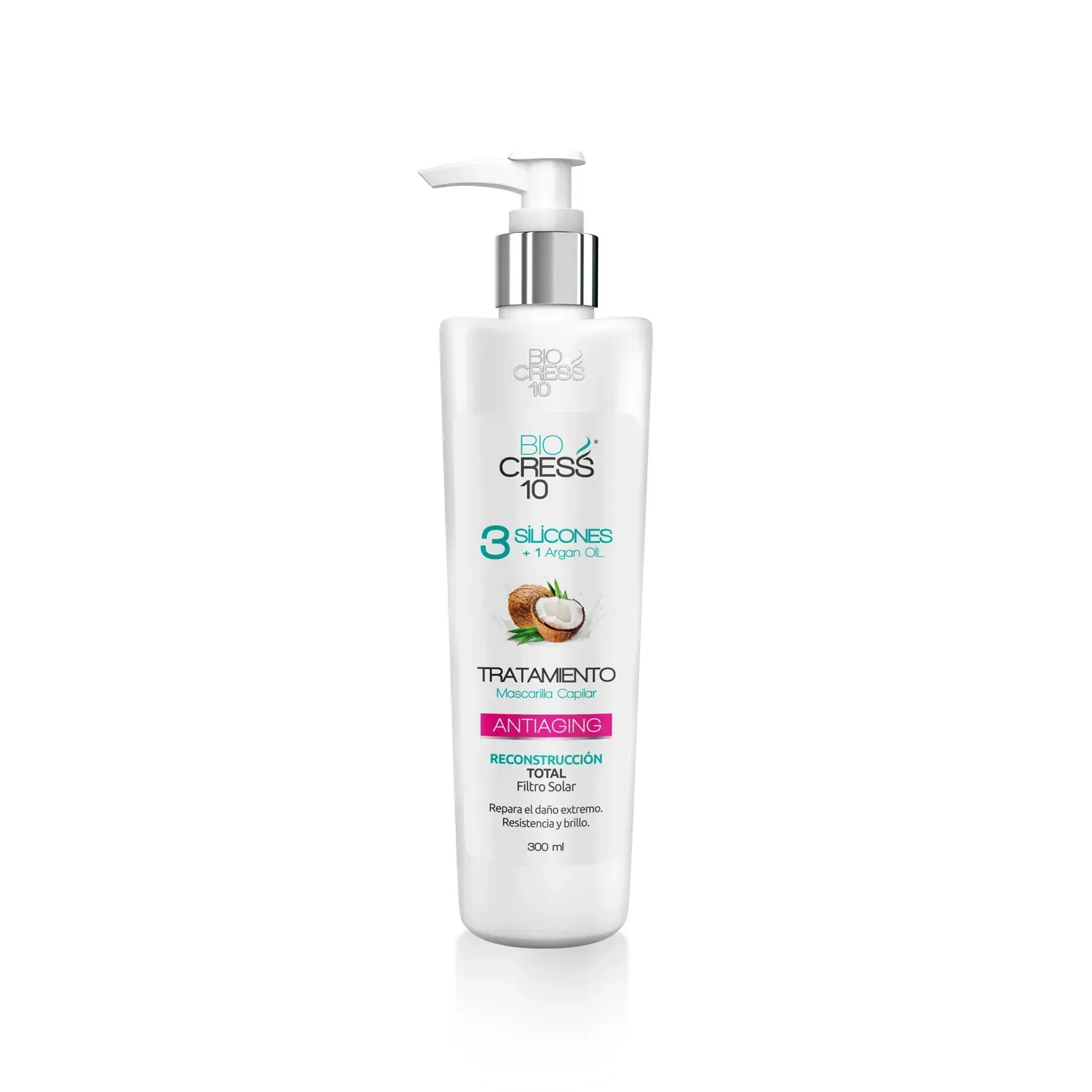 Tratamiento 3 Silicones + 1 Argan Oil Biocress 300ml