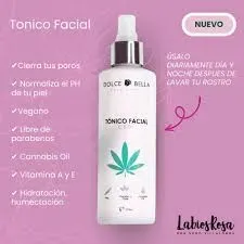 Tónico Facial de Cbd Dolce Bella x210ml