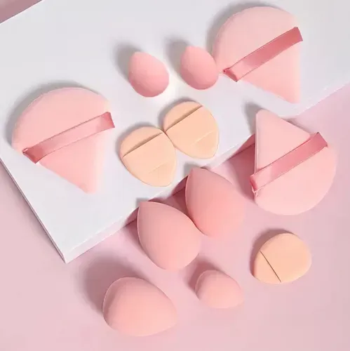 Esponjas Facial Para Maquillaje Set X 12