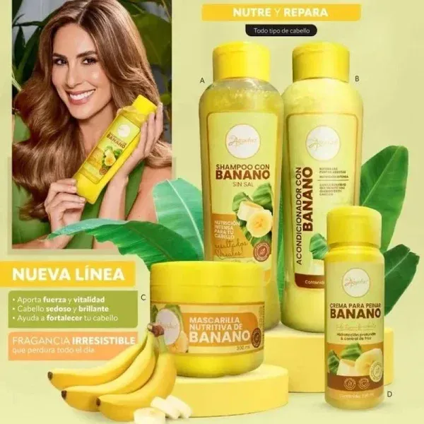 Kit Capilar Banano Anyeluz X4