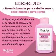 Acondicionador Crecimiento Intensivo Seco Magic Hair 500ml Rosado