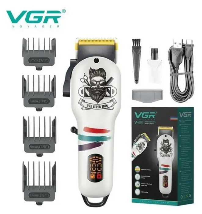 Maquina Cortadora De Cabello Profesional Patillera VGR V-699