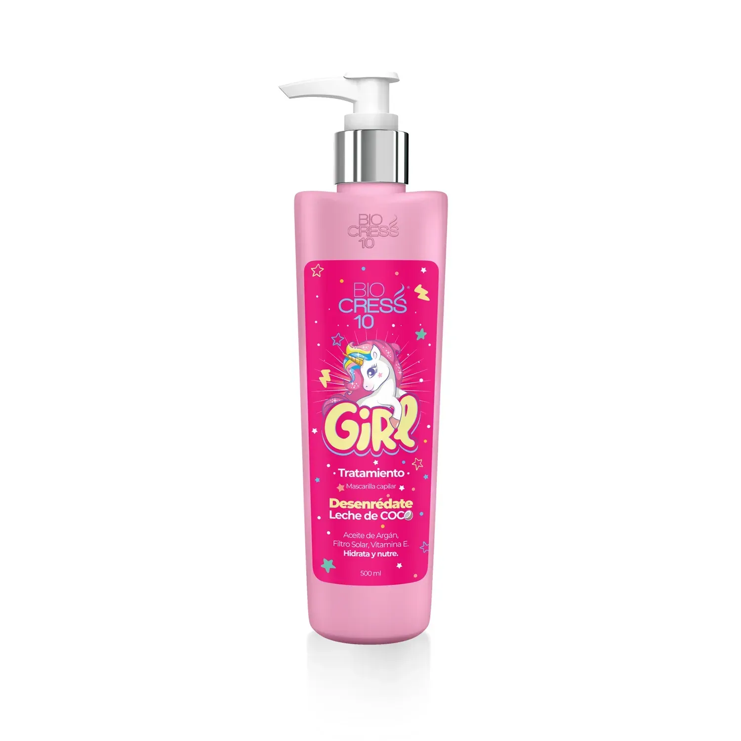 Tratamiento Girl Desenredante Leche De Coco Biocress 500ml