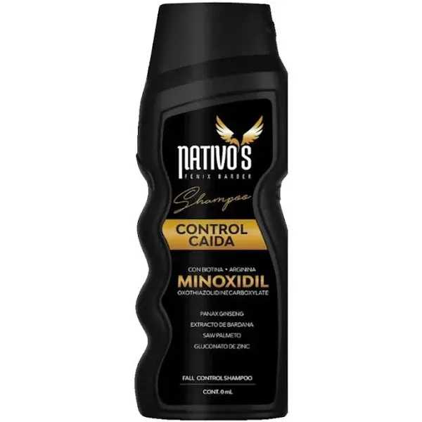 Shampoo Nativos Control Caida con Minoxidil x350ml