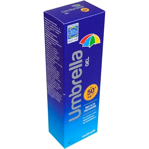 Bloqueador Umbrella Gel Spf 50+ x 60 gr