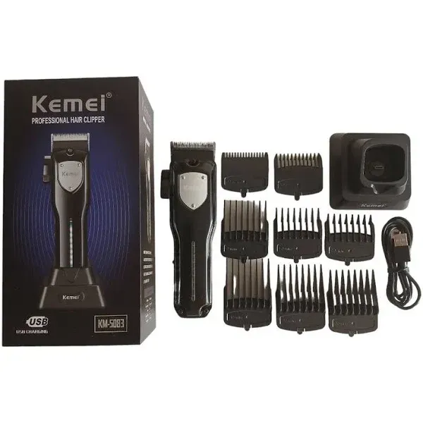 Maquina Cortadora De Cabello Profesional Kemei 5083 Original