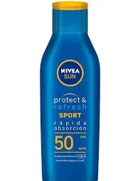 Bloqueador Nivea Protect y Refresch Sport fps 50 x200ml