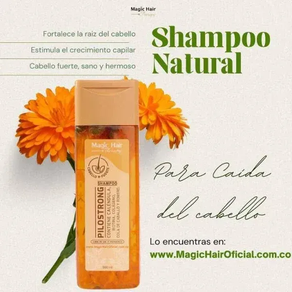 Shampoo Pilostrong Con Calendula Magic Hair 500 ml