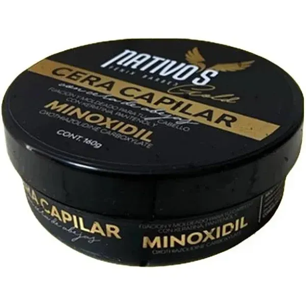 Cera Nativos Capilar Gold con Minoxidil x160g