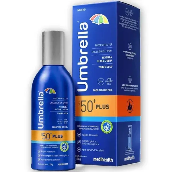 Bloqueador Umbrella Plus Spf 50+ x 120 gr