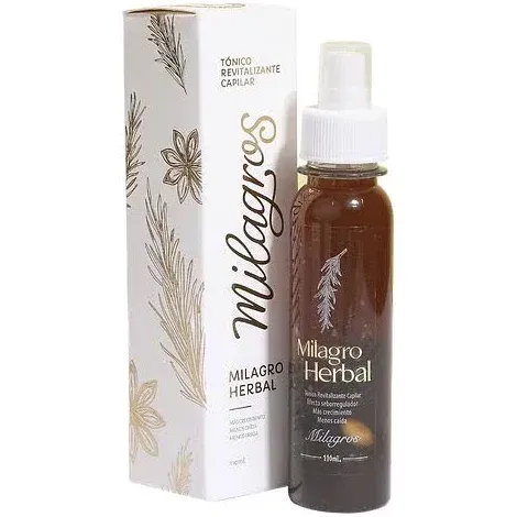 Tónico Revitalizante Herbal Milagros 110 ml