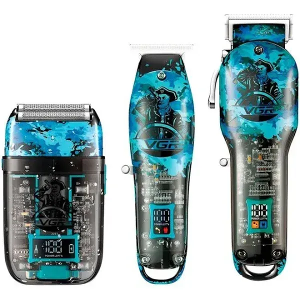 Combo 3 En 1 VGR Peluquera Patillera Shaver V-645