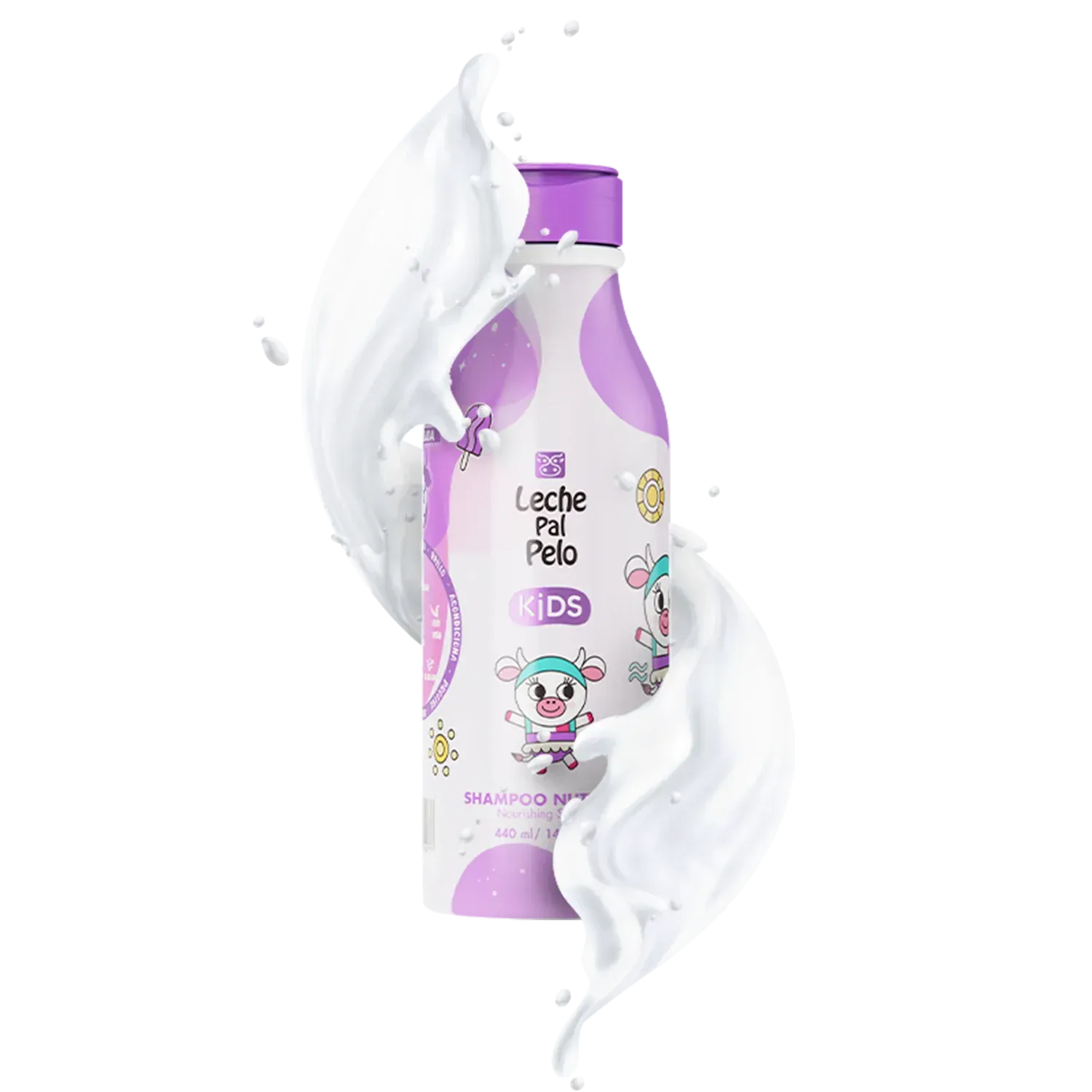 Shampoo Nutritivo Kids Leche Pal Pelo 250ml - Leche Pal Pelo