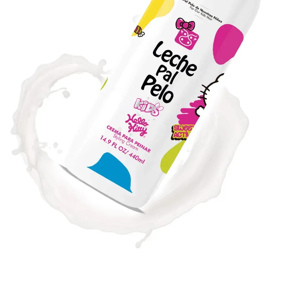 Crema Para Peinar Hello Kitty Leche Pal Pelo 440 ml