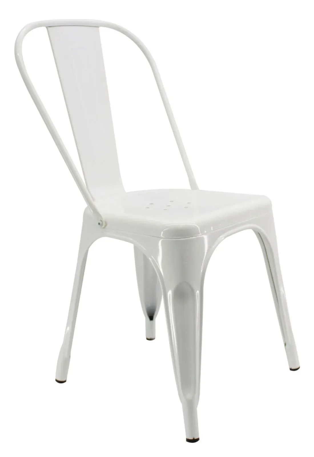 Silla Metalica Tolix Blanca +Garantia +Varios Usos 