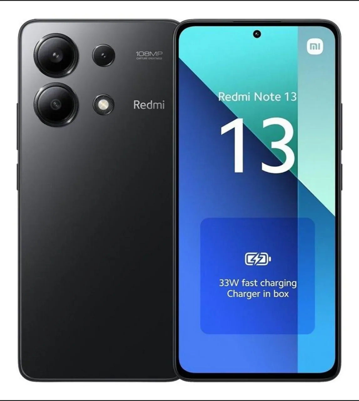 Xiaomi Redmi Note 13 4G Dual SIM 128 GB negro 6 GB RAM+Audifonos