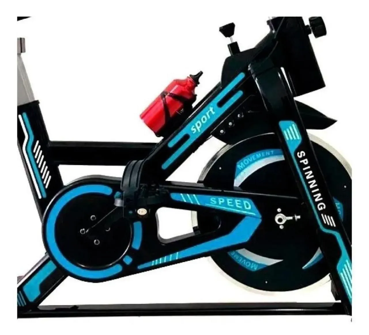 Bicicleta Estatica Máquina Spinning Spin Bike X Speed 17 K Color Negro/Azul