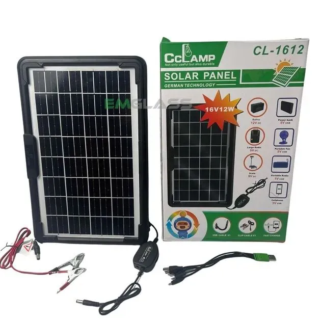 Panel Solar Portatil 5v 12v 15w Recarga Celulares Baterias