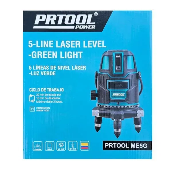 Nivel Laser 5 Lineas Verde Incluye Tripode 